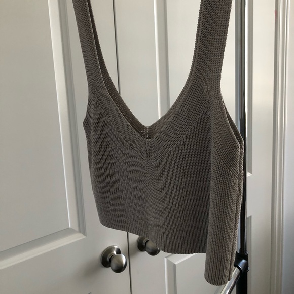 Aritzia Wilfred Knit Crop Top - Picture 2 of 3